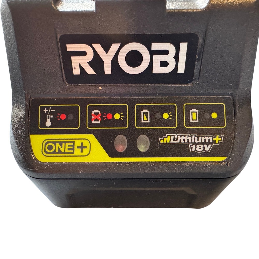Ryobi ONE+ 18V Lithium+ Battery Charger P118B 140350006 Black - Picture 3 of 6